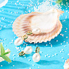 4Pcs Natural Cultured Freshwater Pearl Pendants PALLOY-TAC0177-5
