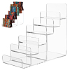 6 Tier Acrylic Wallet Display Risers ODIS-WH0002-82-1