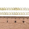 Anti-Tarnish Dyed Rondelle Glass Beads Strands EGLA-T021-3mm-17-09-4