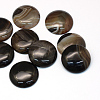 Dyed Natural Striped Agate/Banded Agate Cabochons G-R348-30mm-01-1