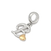 Brass European Dangle Charms LS-KK-Z097-01B-GP-2