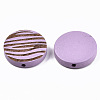 Painted Natural Wood Beads WOOD-T021-50B-03-2