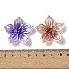 Printed Acrylic Bead Caps MACR-F087-03-3
