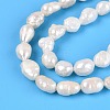Natural Baroque Keshi Pearl Beads Strands PEAR-N031-01E-4