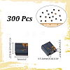 300Pcs 2-Hole Glass Seed Beads SEED-NB0002-12-2