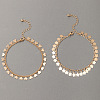 Alloy Flower & Heart Tassel Double Layer Anklets for Women FS-WGDC043-01-1