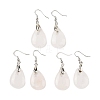 Natutal Quartz Crystal Dangle Earrings EJEW-F343-A08-1