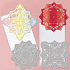 Mandala Flower Carbon Steel Cutting Dies Stencils DIY-WH0309-1255-3