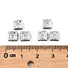 Brass Rhinestone Spacer Beads RSB072-3