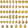 108Pcs 18Style Alloy European Beads MPDL-NB0001-11-1
