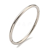 Non-Tarnish 202 Stainless Steel Hinged Plain Bangles BJEW-M317-05P-1