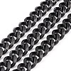 304 Stainless Steel Cuban Link Chains CHS-P007-04EB-1