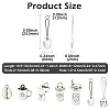 70Pcs 7 Styles Tibetan Style Zinc Alloy Pendants FIND-CJ0005-28-2