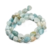 Natural Flower Amazonite Beads Strands G-P568-C18-01-3