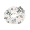Electroplate Glass Beads Strands EGLA-P048-A03-2