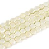 Anti-Tarnish Electroplate Glass Beads Strands GLAA-T028-6mm-02E-1