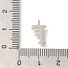 304 Stainless Steel Micro Pave Cubic Zirconia Pendants STAS-H228-06P-F-3