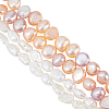 2 Strands 2 Styles Natural Cultured Freshwater Pearl Beads Strands PEAR-HS0001-25B-1