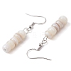 Natural Freshwater Shell Dangle Earrings EJEW-JE06259-4