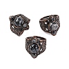 Mixed Stone Retro Finger Rings RJEW-B067-01R-2