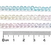 Transparent Painted Glass Beads Strands DGLA-A034-T4mm-A21-3