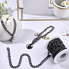 5M Aluminium Twisted Curb Chains CHA-BM0001-01B-7