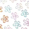 20Pcs 5 Colors Plated UV Acrylic Beads TACR-FS0001-66-2