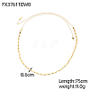 304 Stainless Steel Link Chain Necklaces for Women STAS-OY013-97G-2