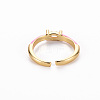 Brass Enamel Cuff Rings RJEW-T016-29E-NF-2