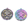 Rainbow Color Alloy Pendants PALLOY-N156-153-NR-3