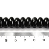 Natural Black Agate(Dyed & Heated) Beads Strands G-G177-F01-02-5