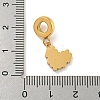 304 Stainless Steel Enamel European Dangle Charms STAS-U005-24B-G-3