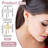 20Pcs 2 Colors Brass Rhinestone Pendants FIND-DR0001-70-2