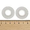 201 Stainless Steel Laser Cut Connector Charms STAS-Z116-08P-3