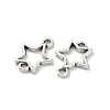 Tibetan Style Alloy Hollow Star Connector Charms TIBE-S324-25AS-2