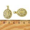 Brass Micro Pave Cubic Zirconia Pendants KK-H472-53J-G-3