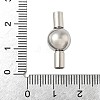 304 Stainless Steel Bayonet Clasps STAS-Z147-28P-02-3