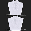 Detachable Cotton Shirt Women False Collar AJEW-WH20054-051-7