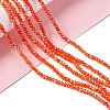 Electroplate Glass Beads Strands LS-EGLA-R048-2mm-21-2