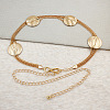 Vintage Alloy Geometric Disc Link Chain Waist Belly Chains for Women FS-WGD731C-10-1