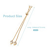 Rack Plating Adjustable Brass Slider Bracelets YS-TAC0001-13G-3