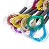 8 Skeins 8 Colors 6-Ply Polyester Metallic Embroidery Floss DIY-TAC0020-73-3