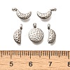 5Pcs 304 Stainless Steel Charms X-STAS-R140-01P-3