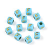 Plating Acrylic Beads OACR-N140-01F-F-1