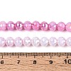 Anti-Tarnish Electroplate Glass Beads Strands GLAA-N056-6mm-08-2
