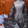 Spider Web Pattern Polyester Fabric DIY-WH0671-114-4