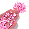 8/0 Baking Paint Glass Seed Beads SEED-R051-07B-04-4