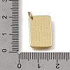 Brass Enamel Pendants KK-C262-25G-3