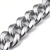 Handmade Spray Painted CCB Plastic Curb Chains AJEW-JB00737-03-2