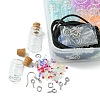 DIY Wish Bottle Earring Necklace Making Kit DIY-FS0005-52-3